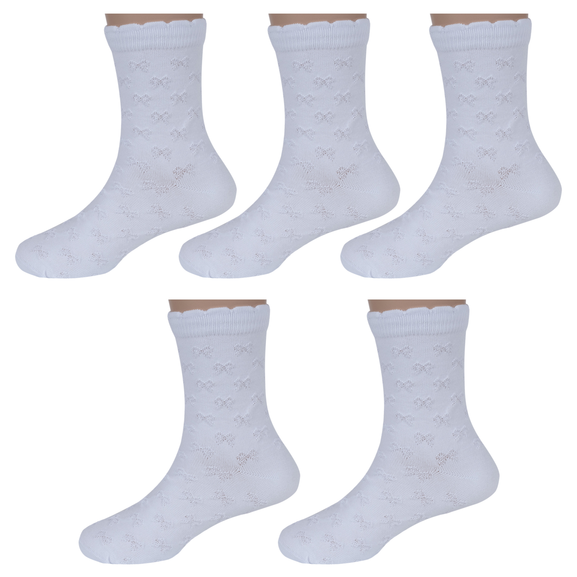 

Носки детские для девочек Rusocks 5-Д3-13028 цвет белый размер 16-18, 5-Д3-13028