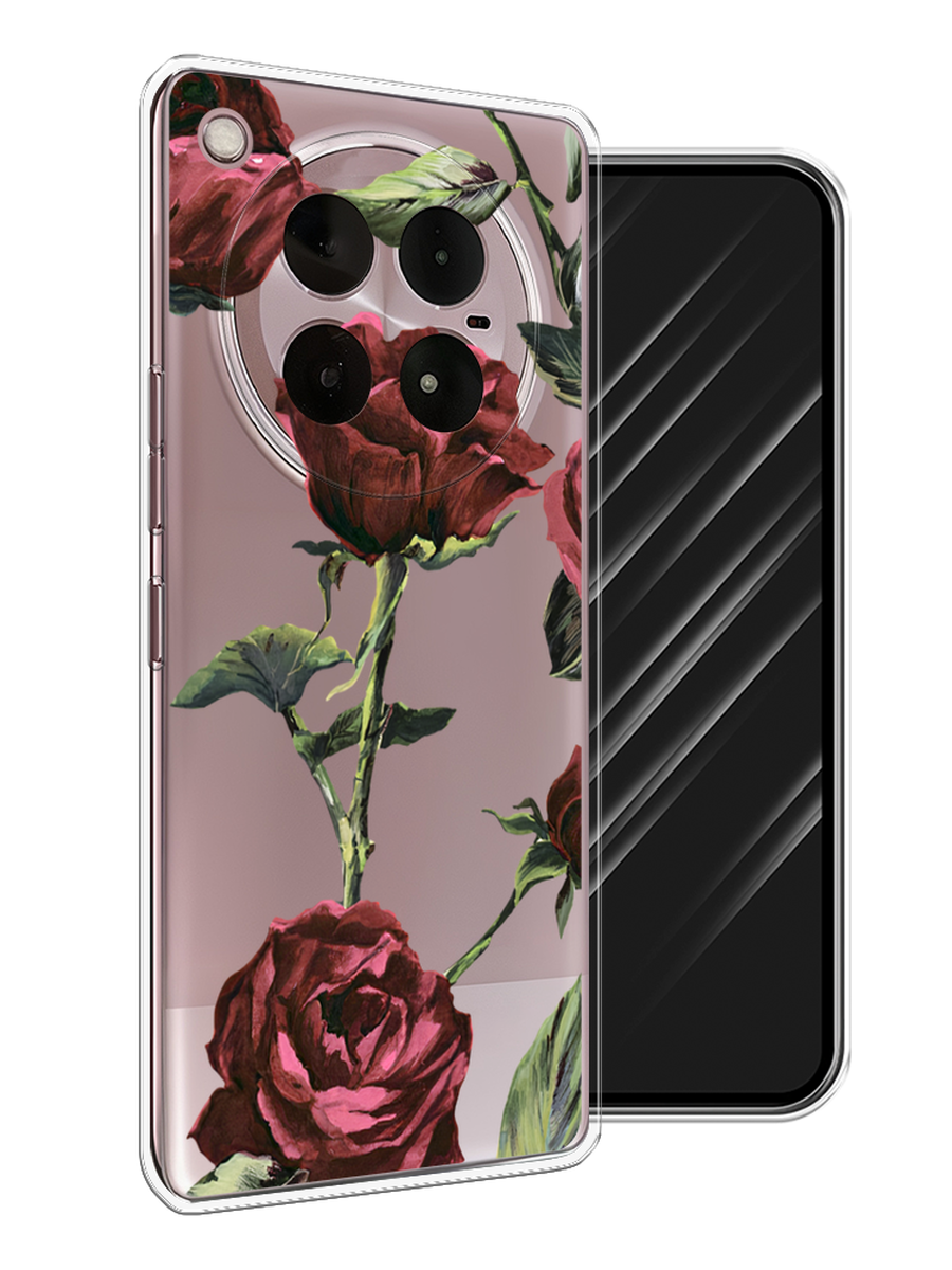 

Чехол Awog на Infinix Zero 40 4G "Бордовые розы фон", Бордовый, 3106350-1