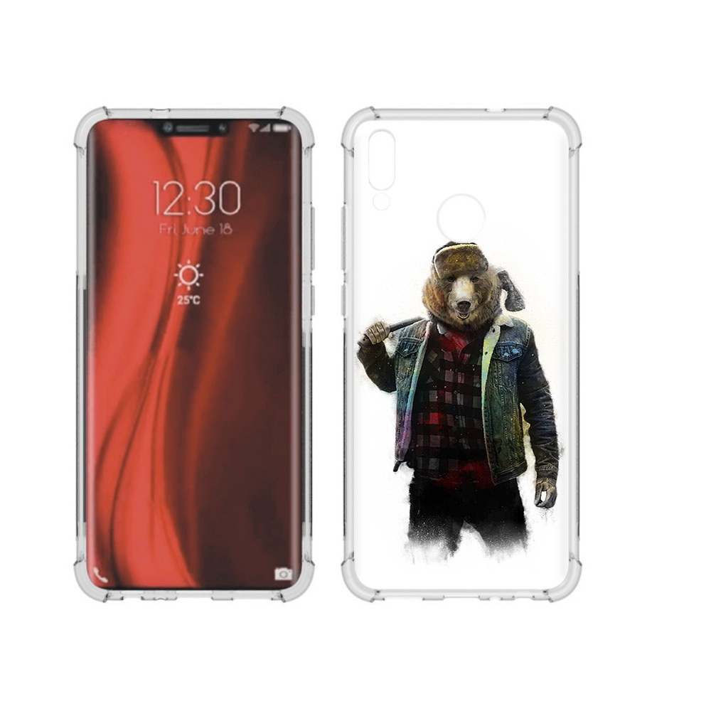 

Чехол MyPads Tocco для Honor 8X медведь с топором (PT118984.69.469), Tocco