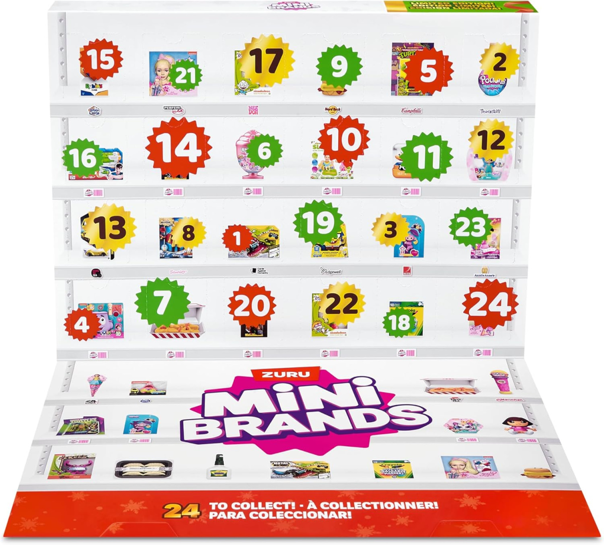 

Адвент-календарь ZURU Mini Brands Advent Calendar 24 сюрприза 77621