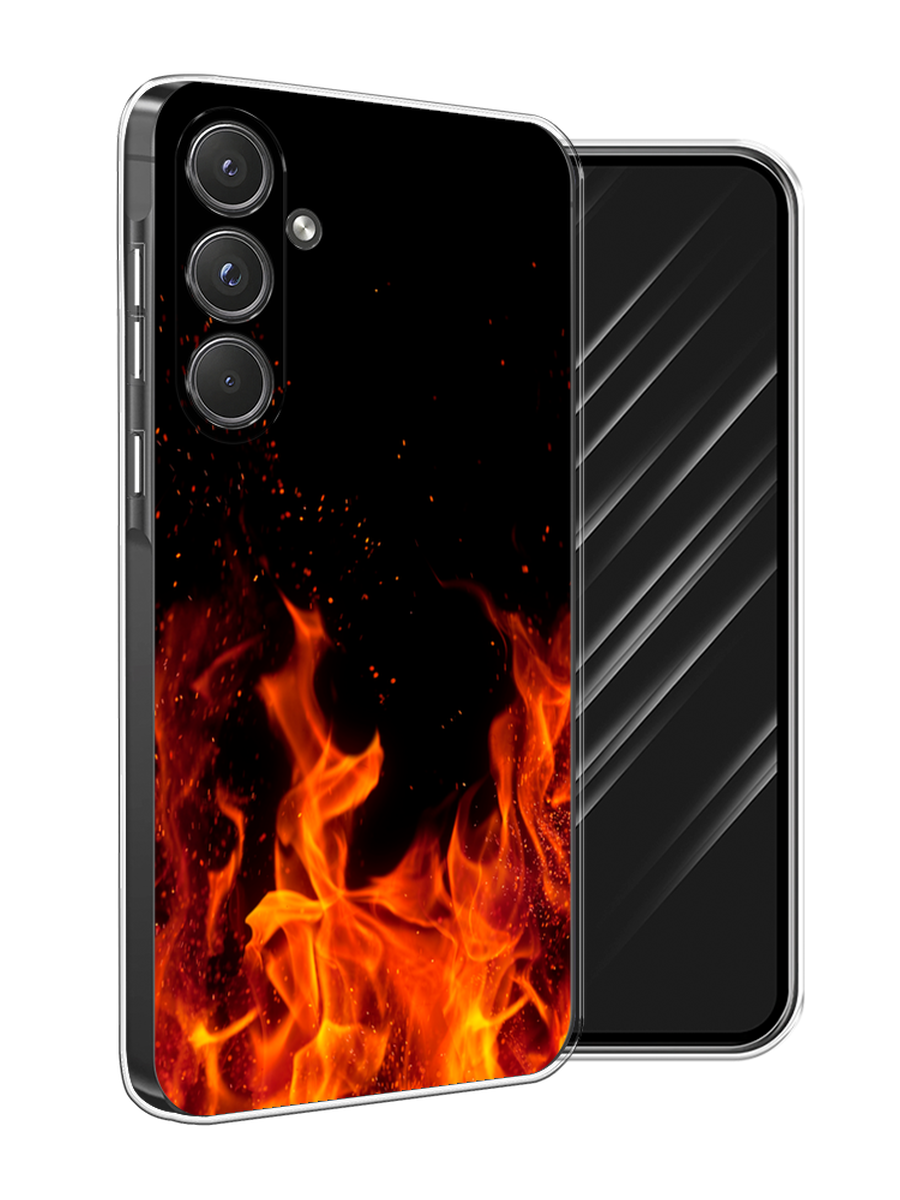 

Чехол Awog на Samsung Galaxy A55 5G "Все в огне", Оранжевый;черный, 2109450-1