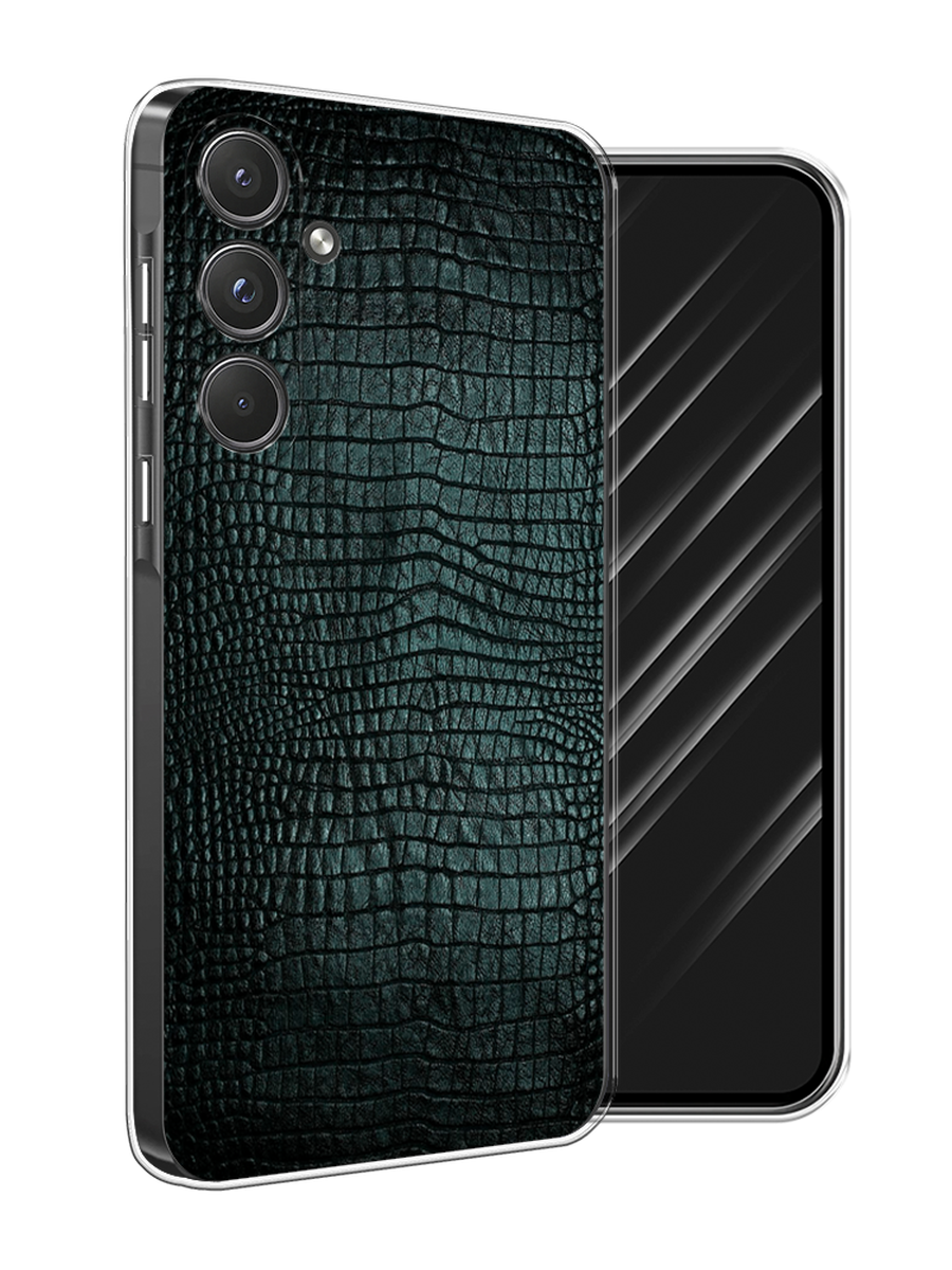 

Чехол Awog на Samsung Galaxy A55 5G "Черная змея", Черный;серый;голубой, 2109450-1