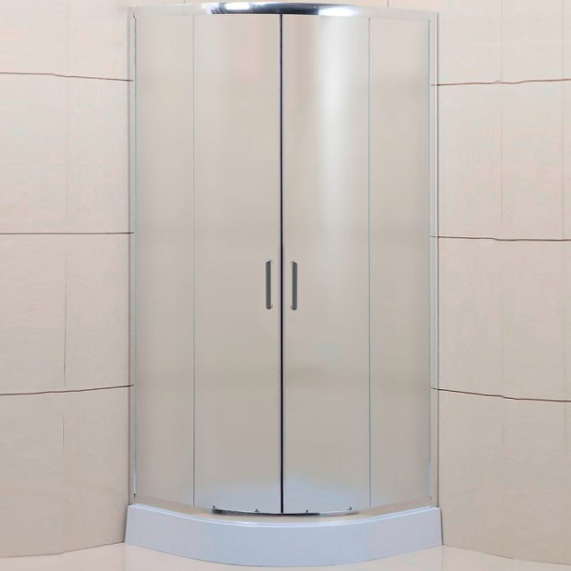 

Душевой уголок BelBagno Uno 95х95 UNO-195-R-2-95-P-Cr профиль Хром стекло рифленое