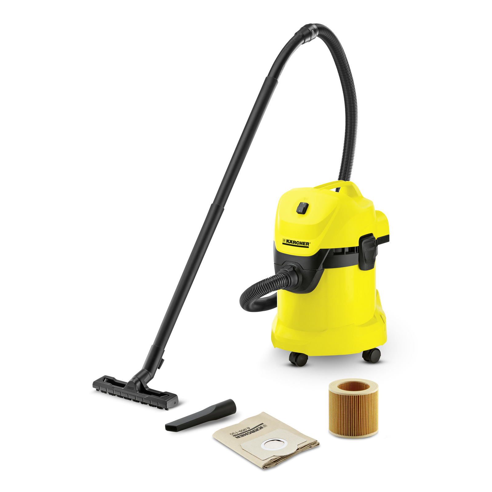 Пылесос хозяйственный Karcher WD 3 EU-I, 1000 Вт, 1.629-820.0