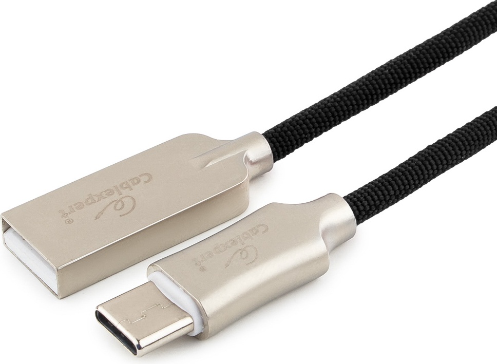 Кабель Cablexpert Platinum USB - Type-C, 1.8 м, черный (CC-P-USBC02Bk-1.8M)