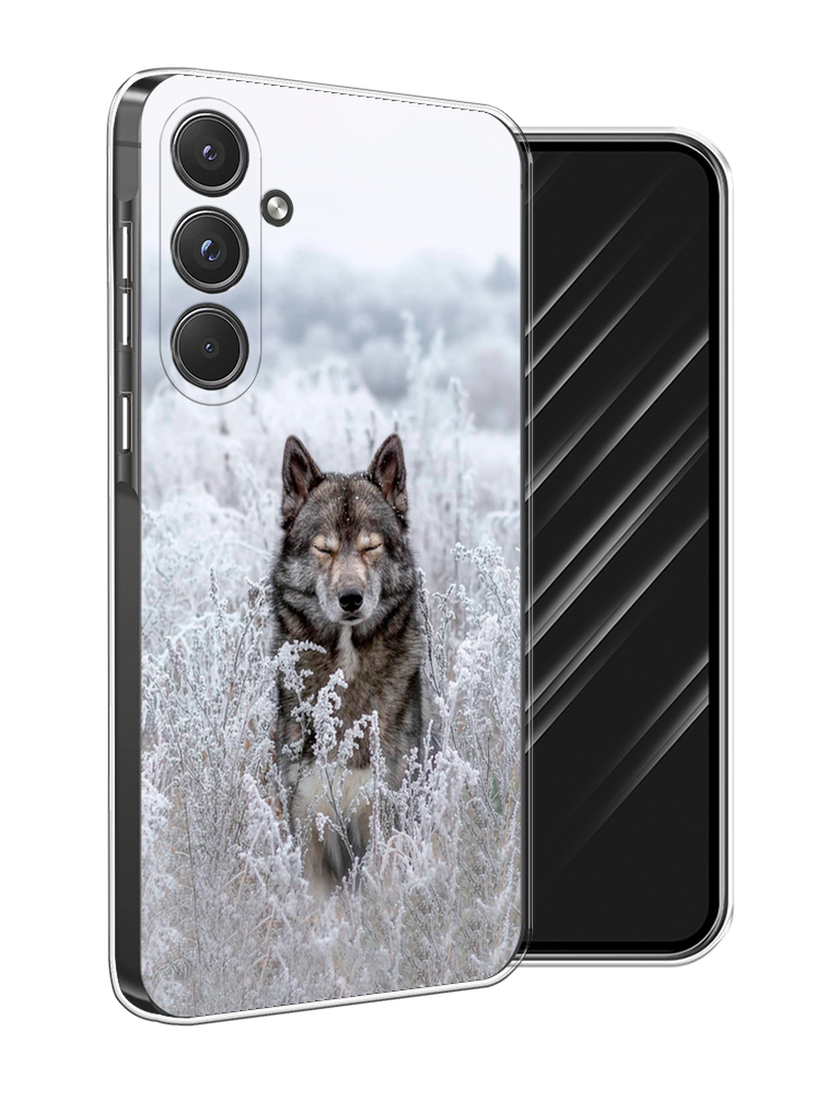 

Чехол Awog на Samsung Galaxy A55 5G "Волк в поле", Белый;черный, 2109450-1