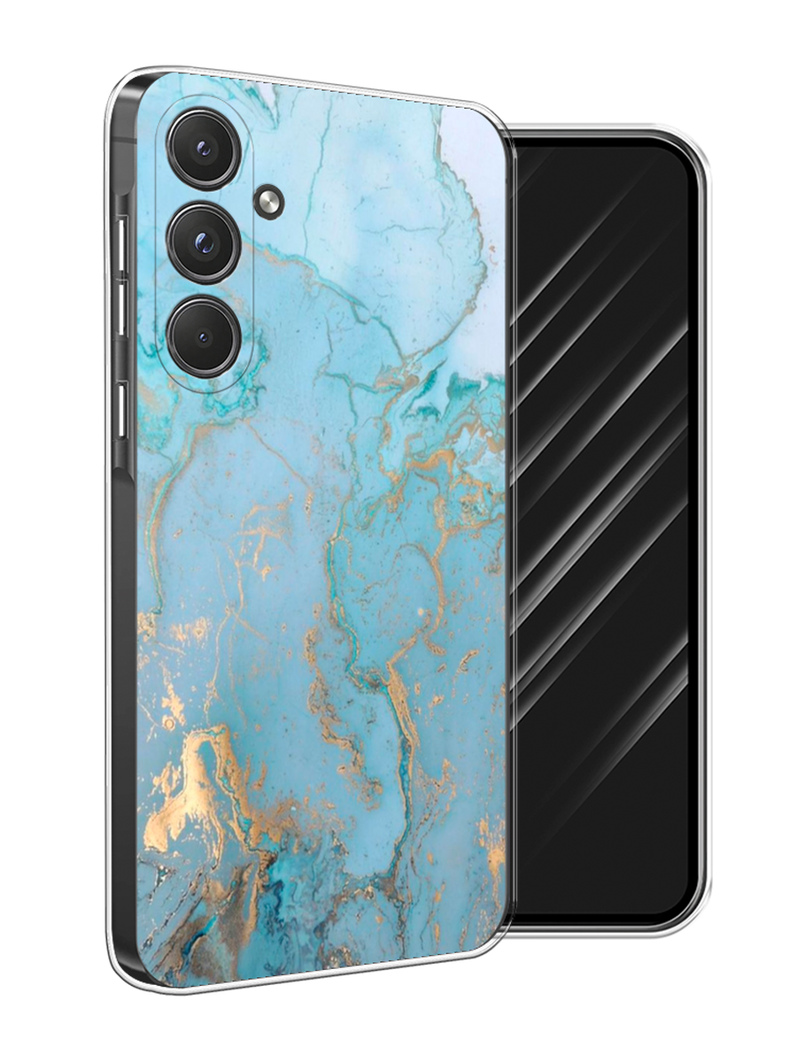 

Чехол Awog на Samsung Galaxy A55 5G "Голубой мрамор рисунок", 2109450-1