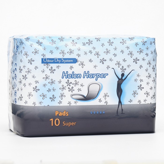 

Послеродовые и урологические прокладки Helen Harper Microflex Large, 10 шт., Белый