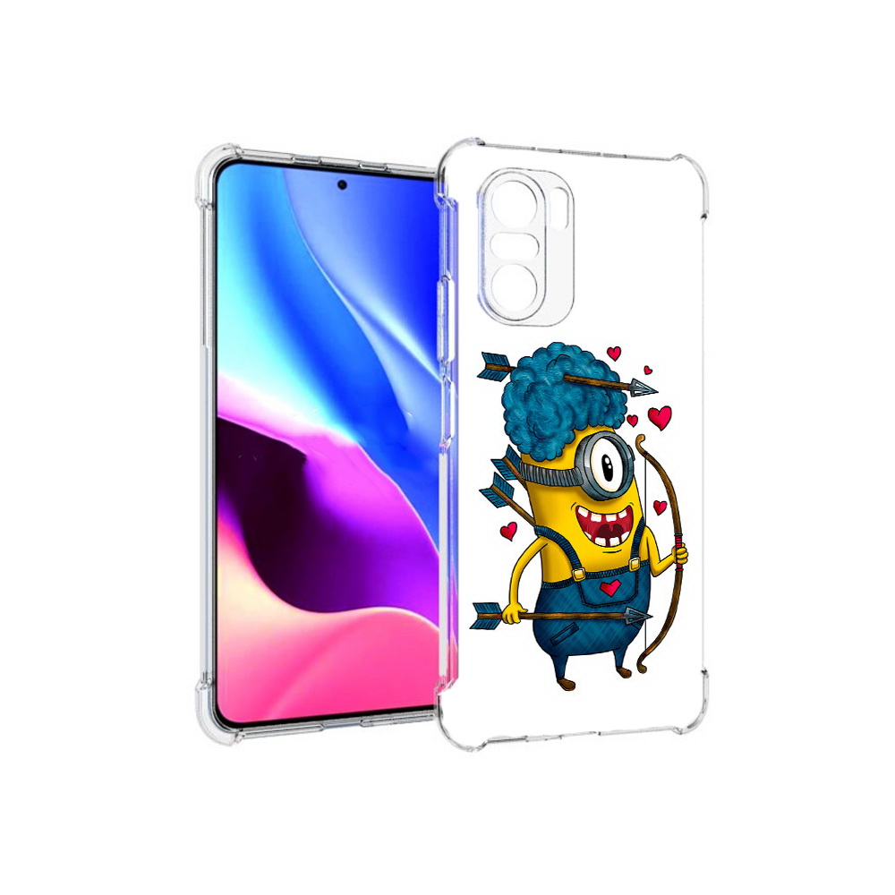 

Чехол MyPads Tocco для Xiaomi Redmi K40 Миньон купидон (PT158239.260.117), Прозрачный, Tocco