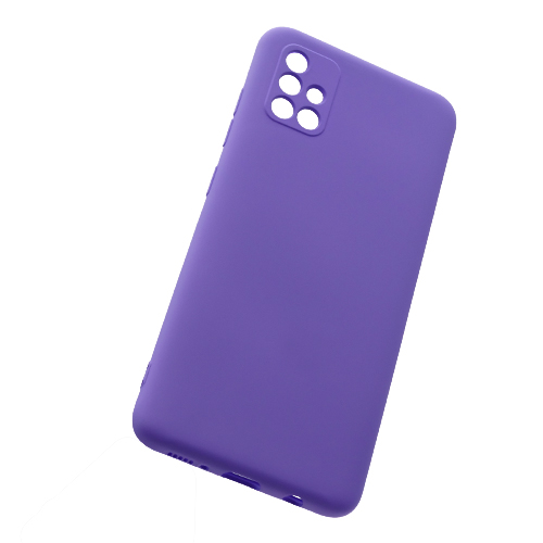 Накладка Silicone Case для Samsung A51 сиреневый 600015938796 фиолетовый