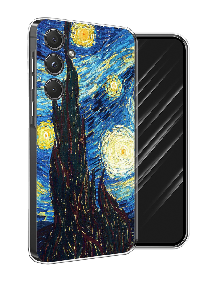 

Чехол Awog на Samsung Galaxy A55 5G "Ван Гог Звездная ночь", Желтый, 2109450-1