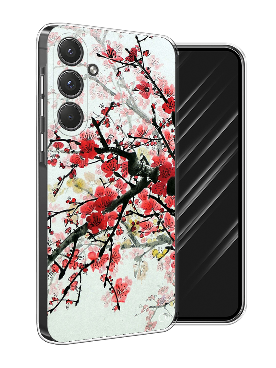 

Чехол Awog на Samsung Galaxy A55 5G "Сакура", Розовый;черный, 2109450-1