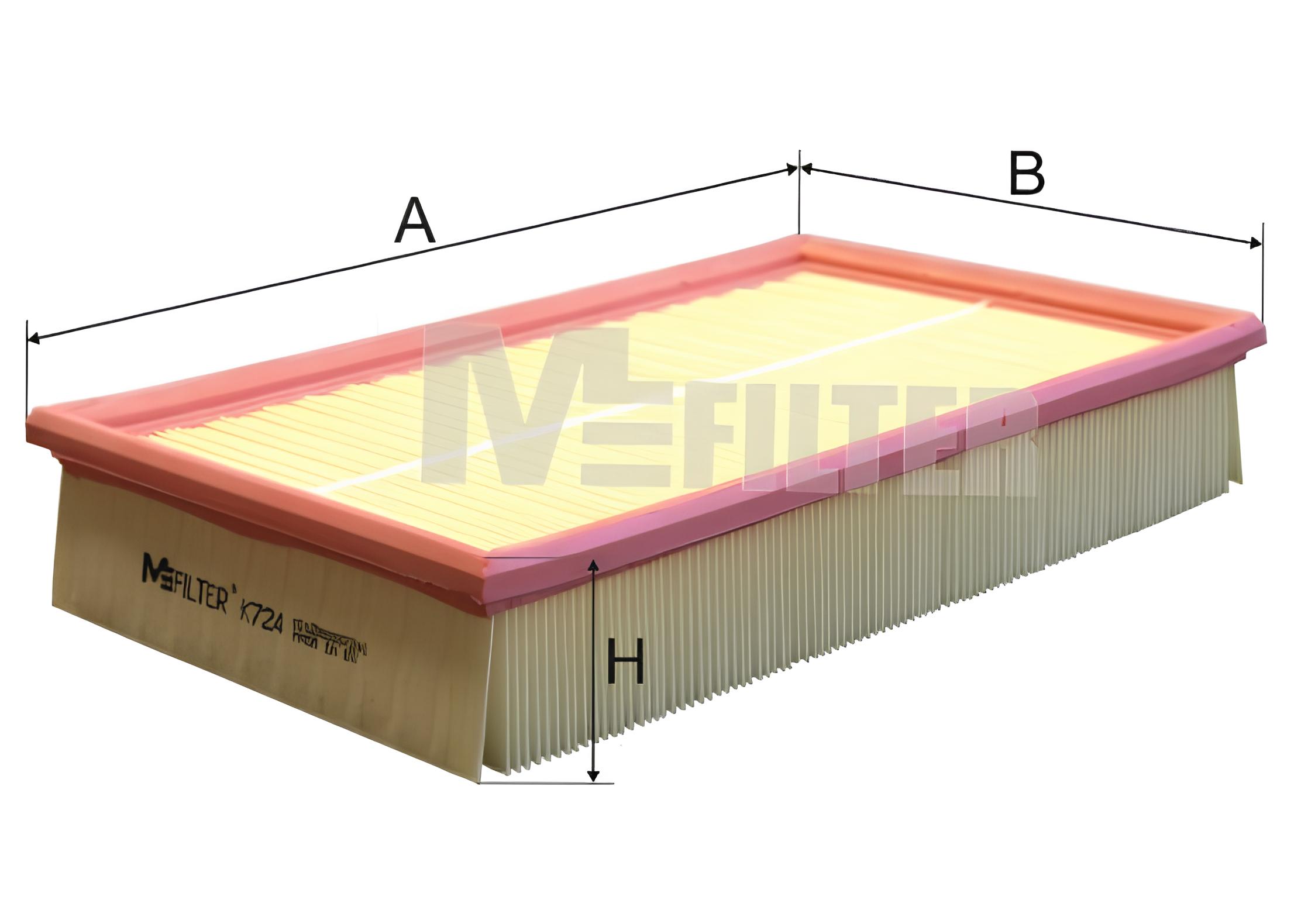 

Фильтр воздушный Mfilter k724 для VW Multivan V,VI, Transporter V,VI