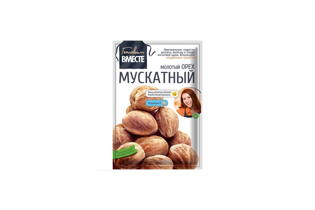 

Мускатный орех ВкусВилл Готовим вместе молотый 15 г