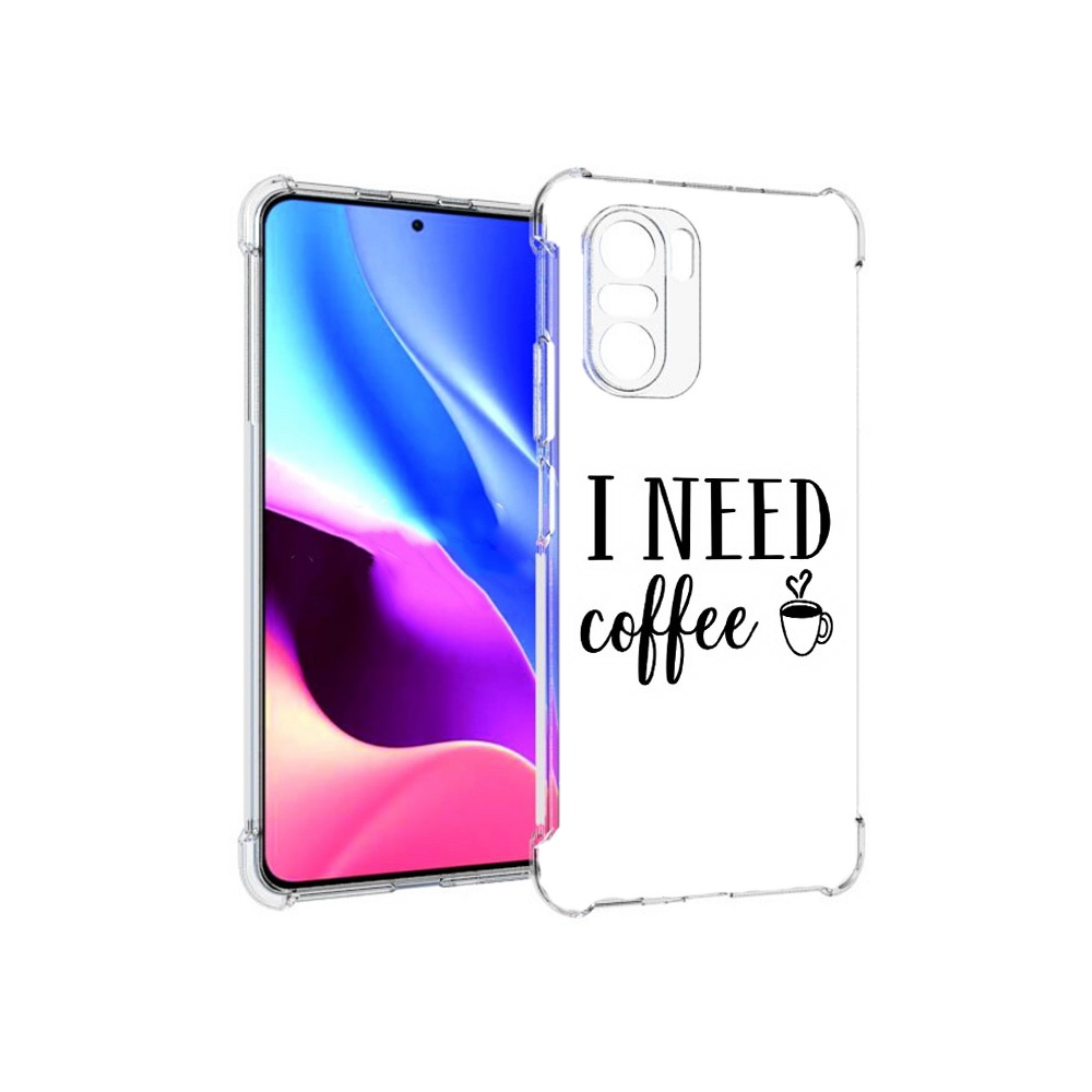 

Чехол MyPads Tocco для Xiaomi Redmi K40 Мне нужен кофе (PT158239.260.121), Прозрачный, Tocco
