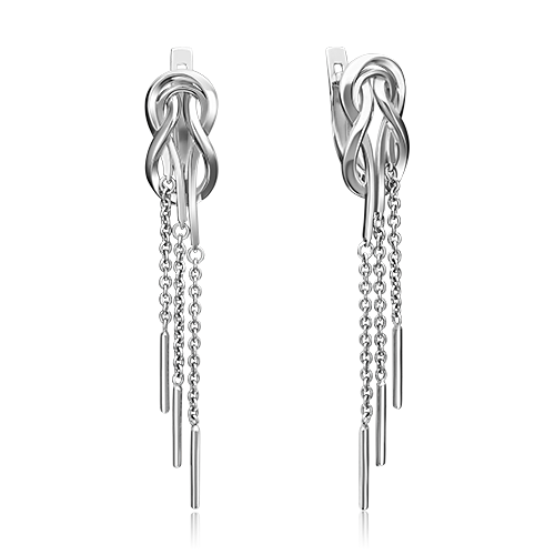 

Серьги подвески из серебра Zlatera 00068, 00068