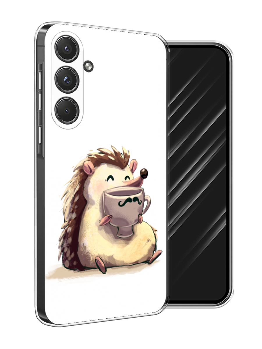 

Чехол Awog на Samsung Galaxy A55 5G "Еж кофеман", Белый;коричневый;бежевый, 2109450-1