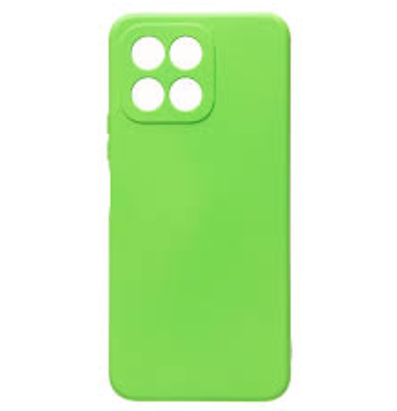 

Накладка Silicone Case для Honor X8A салатовый, Золотистый