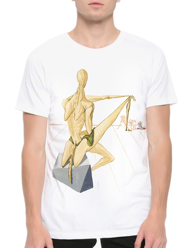 

Футболка мужская Dream Shirts Сальвадор Дали белая M, "Сальвадор Дали"