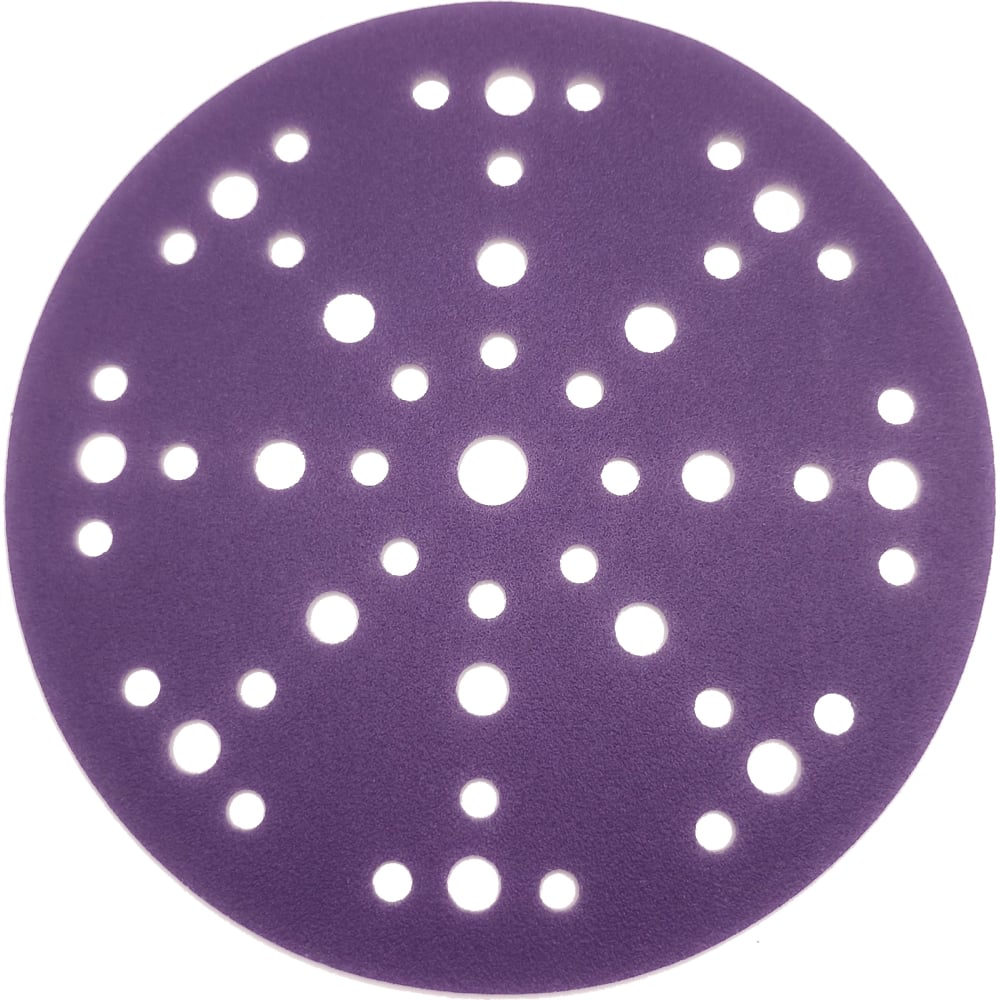 фото Abraform шлифовальный круг на липучке 5 шт saphir 48+1 отв.; d150mm; p240 as5-150-49-p240