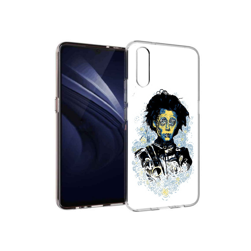

Чехол MyPads Tocco для Vivo V17 Neo парень черно-белый абстракция (PT226959.388.535), Прозрачный, Tocco