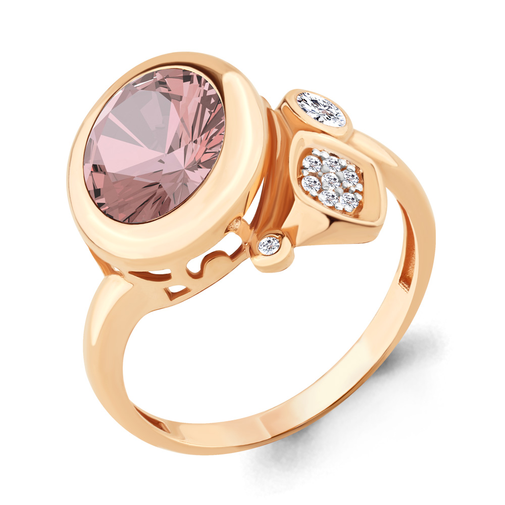 

Кольцо из серебра с морганитом р. 18,5 Aquamarine 6902790А_925_з, 6902790А_925_з