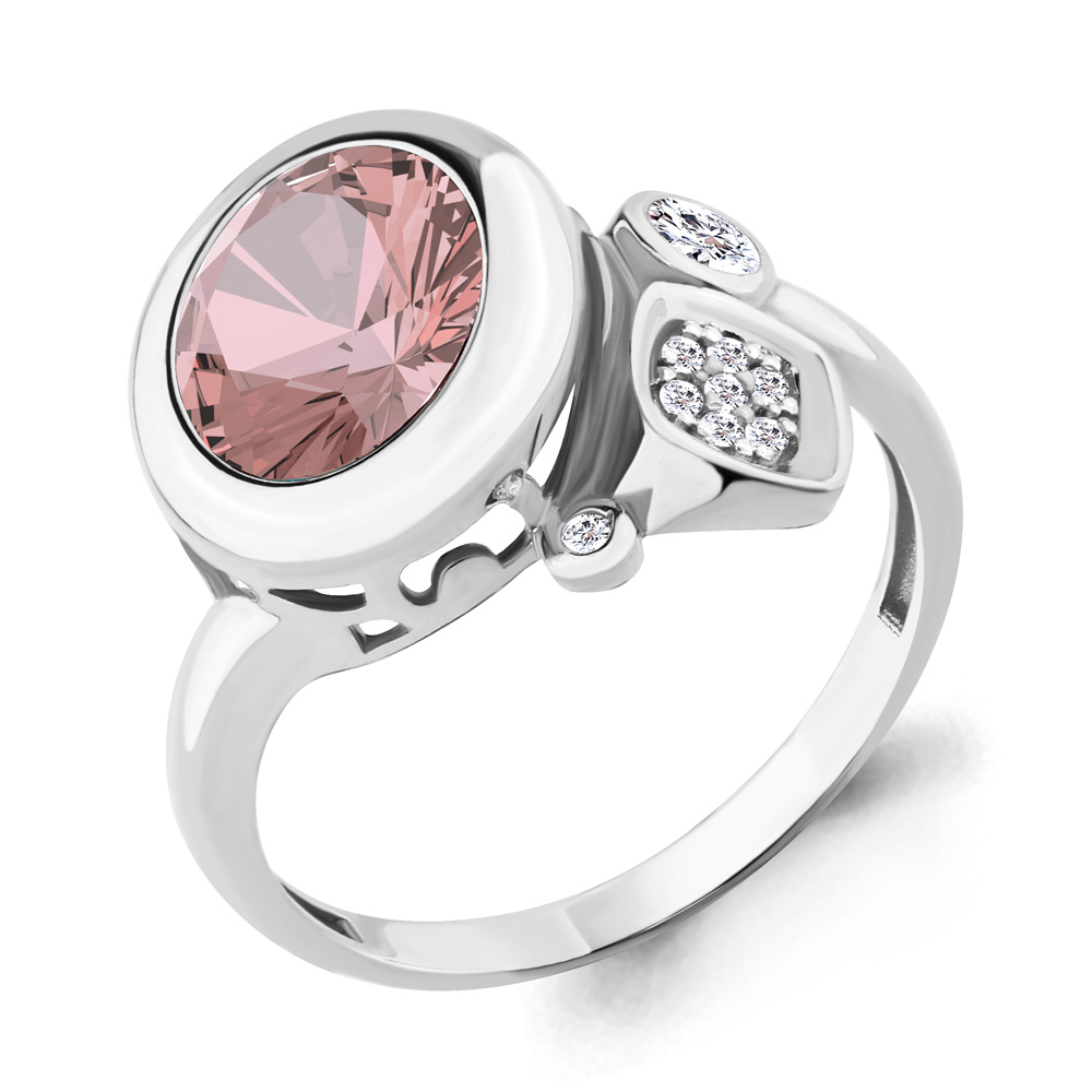 

Кольцо из серебра с морганитом р. 16 Aquamarine 6902790А_925_р, 6902790А_925_р