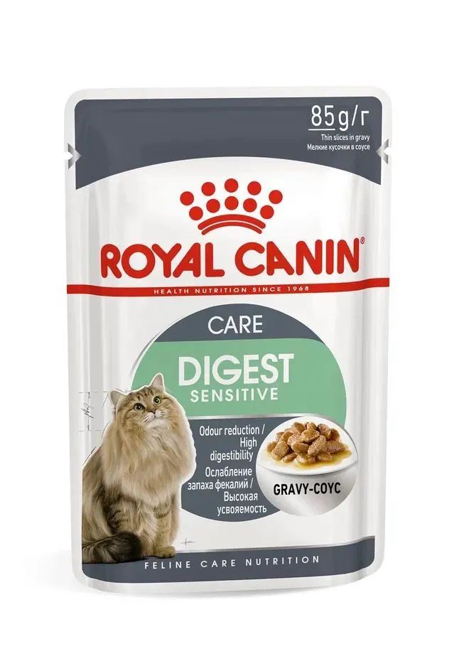 Влажный корм для кошек Royal Canin Digest Sensitive при чувствительном пищеварении 85 г 100₽