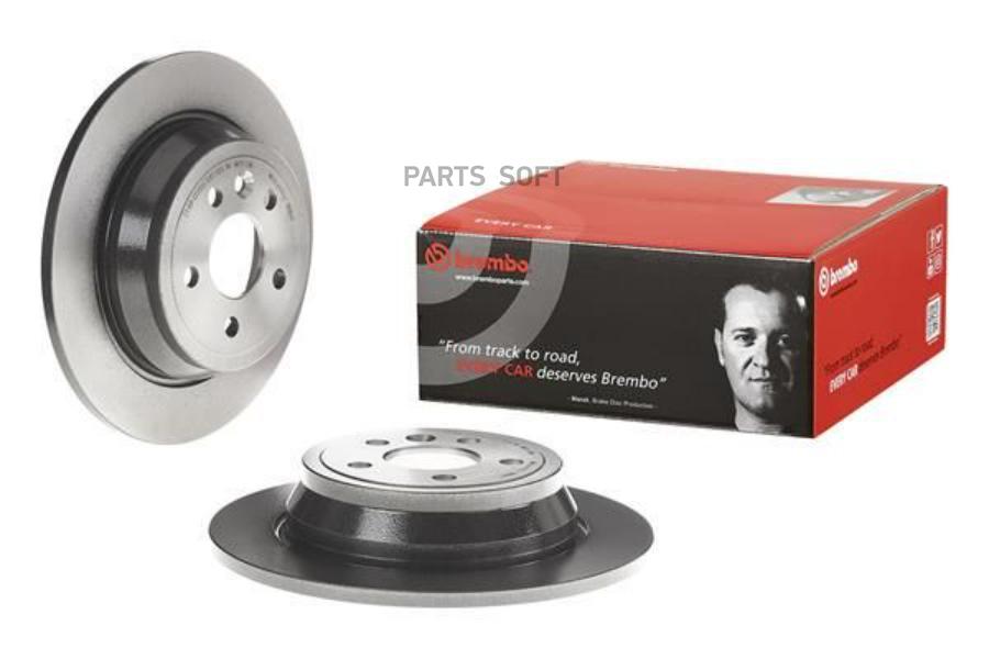 

BREMBO 08B80411 Диск тормозной UV Coated | зад |