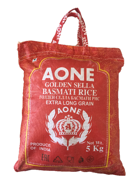 

Рис AONE Basmati Golden Sella пропаренный, 5 кг