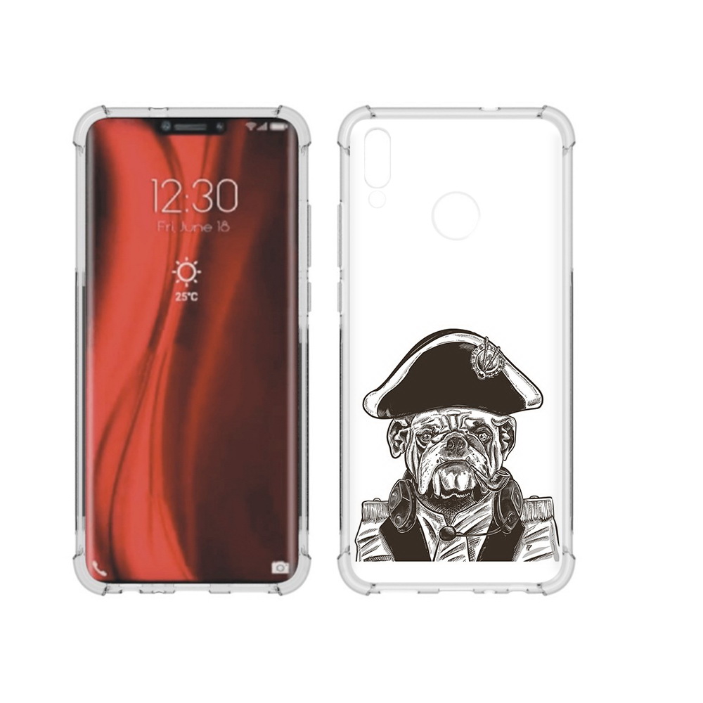

Чехол MyPads Tocco для Honor 8X мопс генерал (PT118984.69.483), Tocco