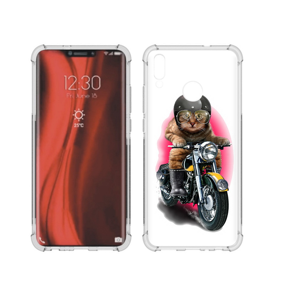 

Чехол MyPads Tocco для Honor 8X мото-кот (PT118984.69.485), Tocco
