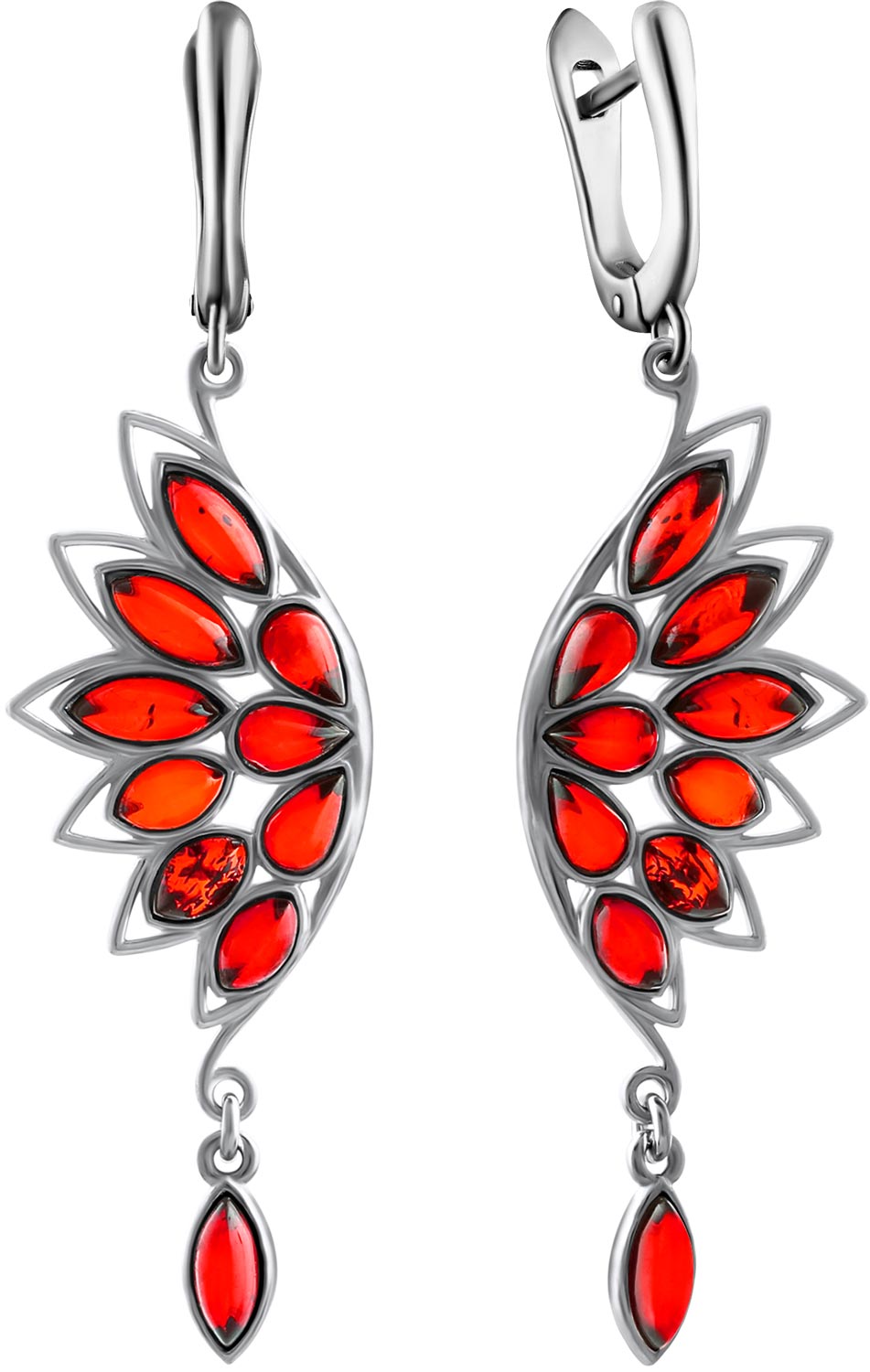 

Серьги из серебра с янтарем Darvin 929041164AC, 929041164AC
