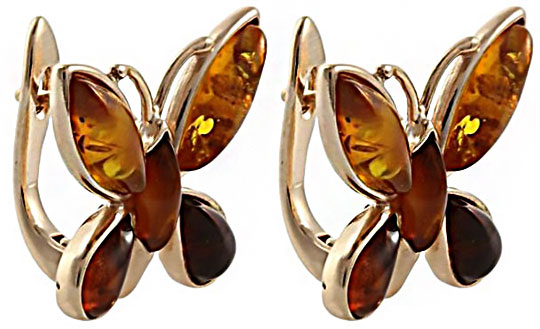 

Серьги из серебра с янтарем Darvin 929062411AA, 929062411AA