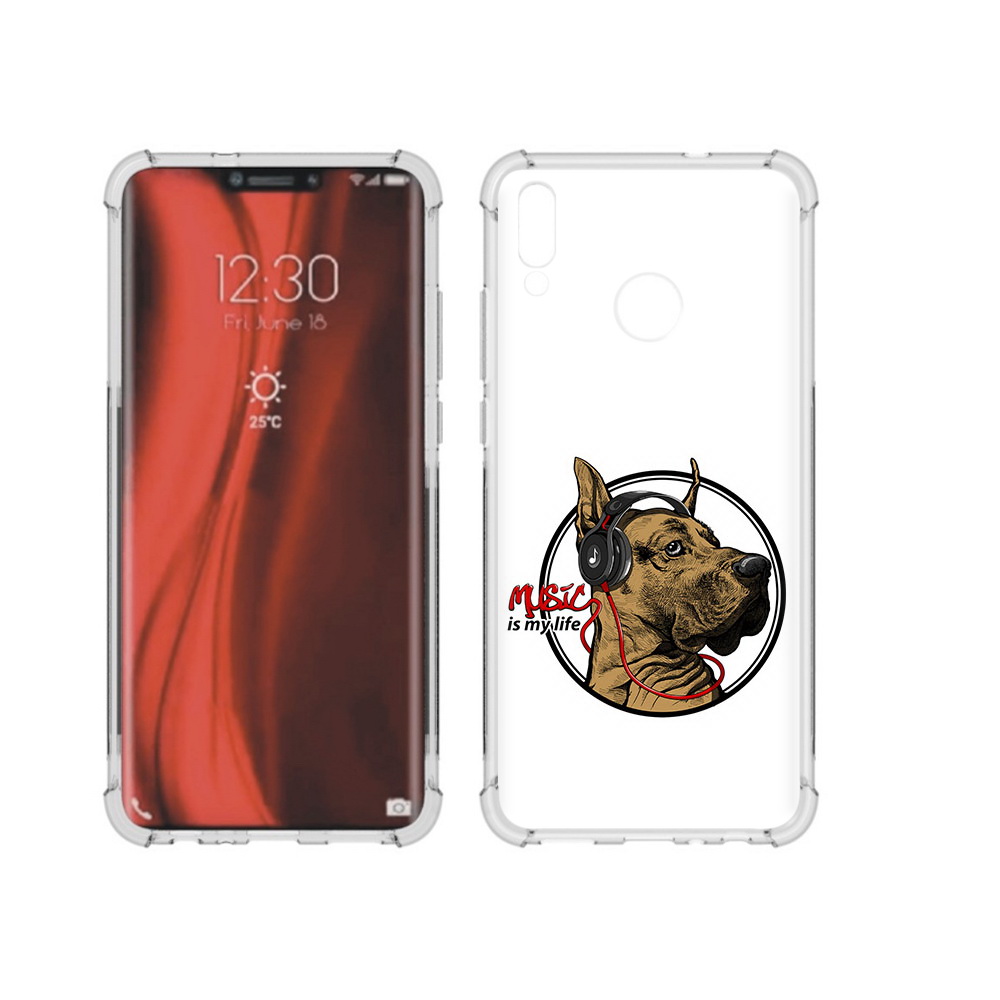 

Чехол MyPads Tocco для Honor 8X музыкальная собака (PT118984.69.490), Tocco