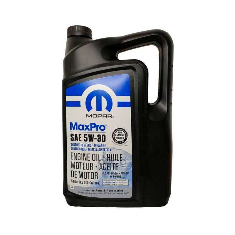 Моторное масло Mopar синтетическое MAXPRO 5W30 5л