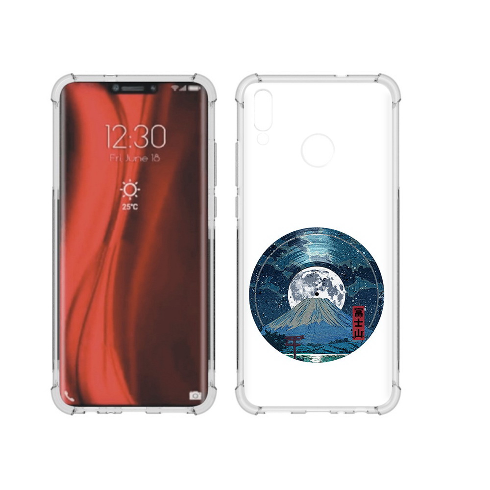 

Чехол MyPads Tocco для Honor 8X нарисованная виниловая гора с луной (PT118984.69.497), Tocco