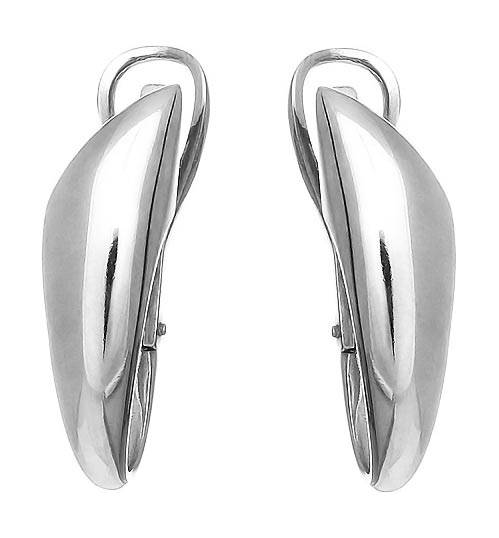 

Серьги из серебра без вставки FJORD A-42, A-42