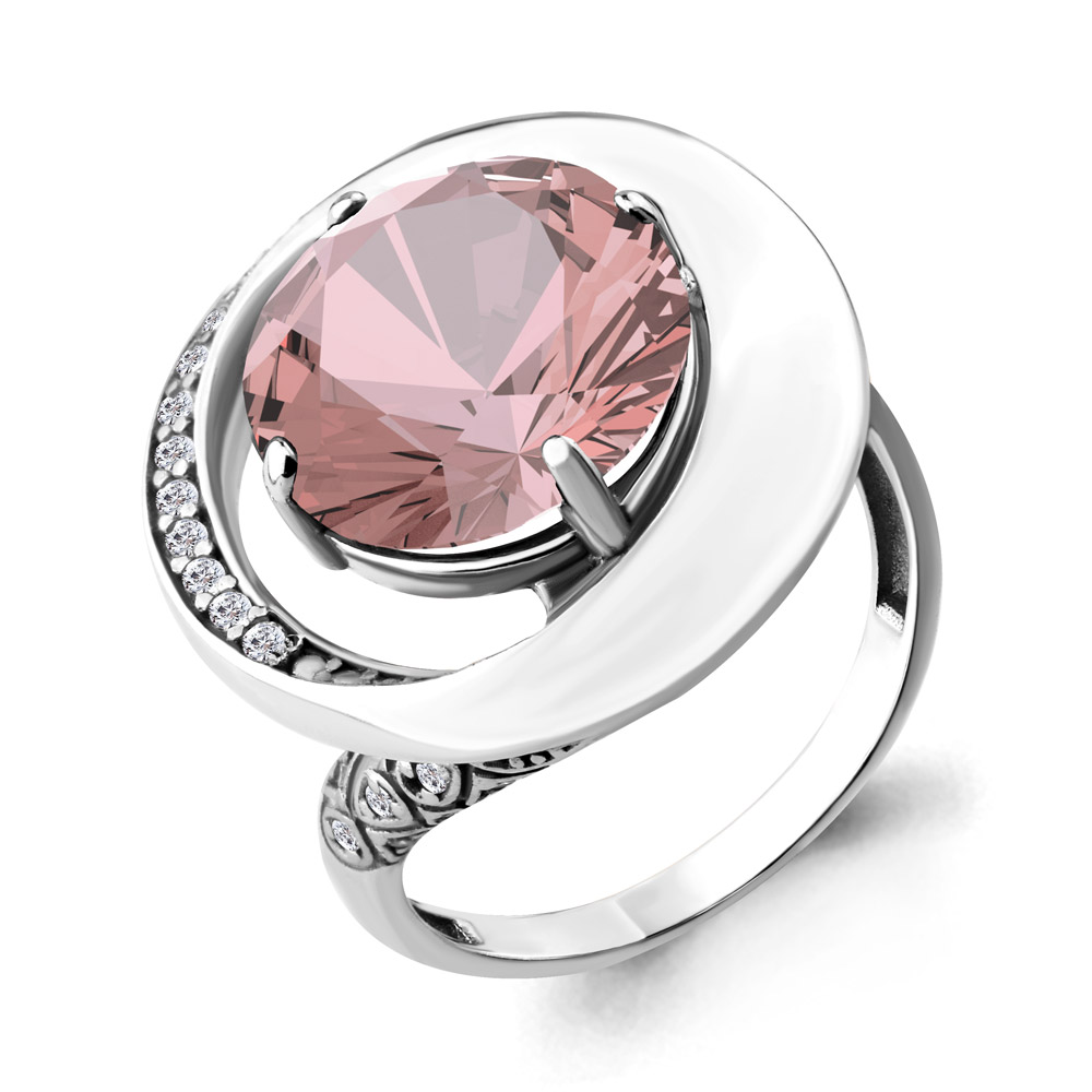 

Кольцо из серебра с морганитом р. 18,5 Aquamarine 6903090А_925_р, 6903090А_925_р