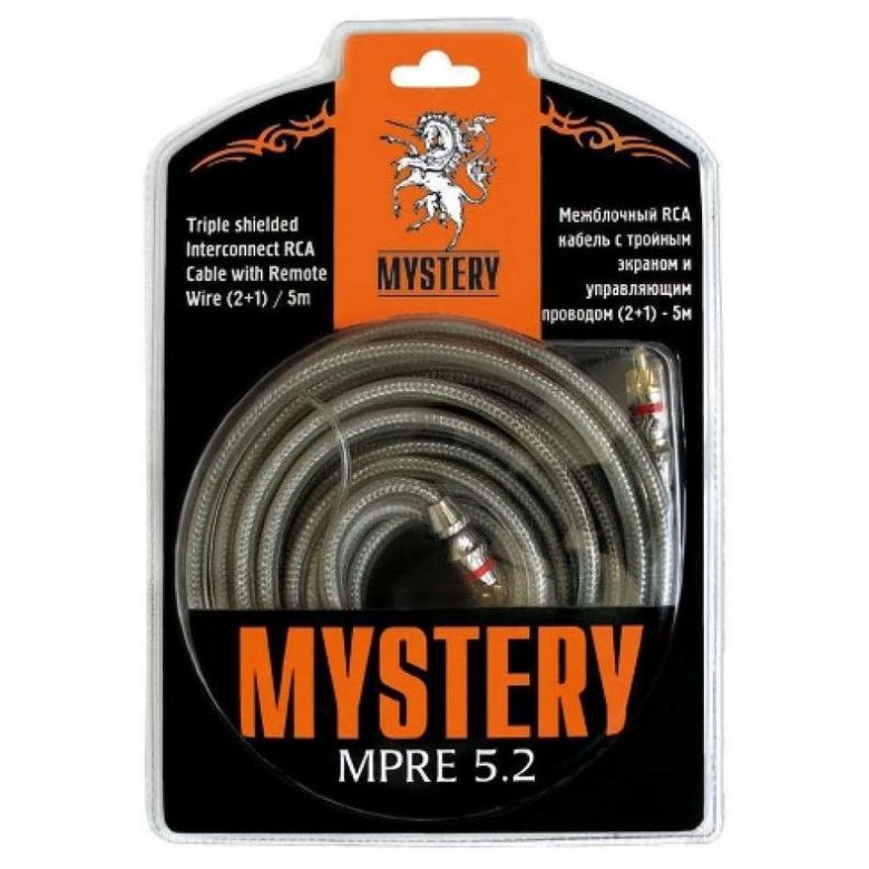 Межблочный кабель MYSTERY MPRE 5.2, 5 м, тройной экран