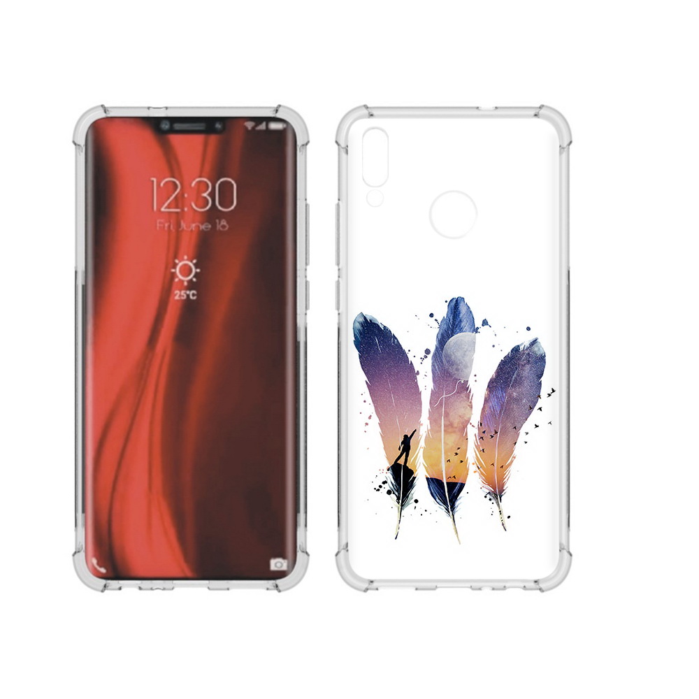 

Чехол MyPads Tocco для Honor 8X небесные перья (PT118984.69.519), Tocco