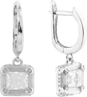 

Серьги из серебра с цирконом Национальное Достояние ALE-179-nd, ALE-179-nd