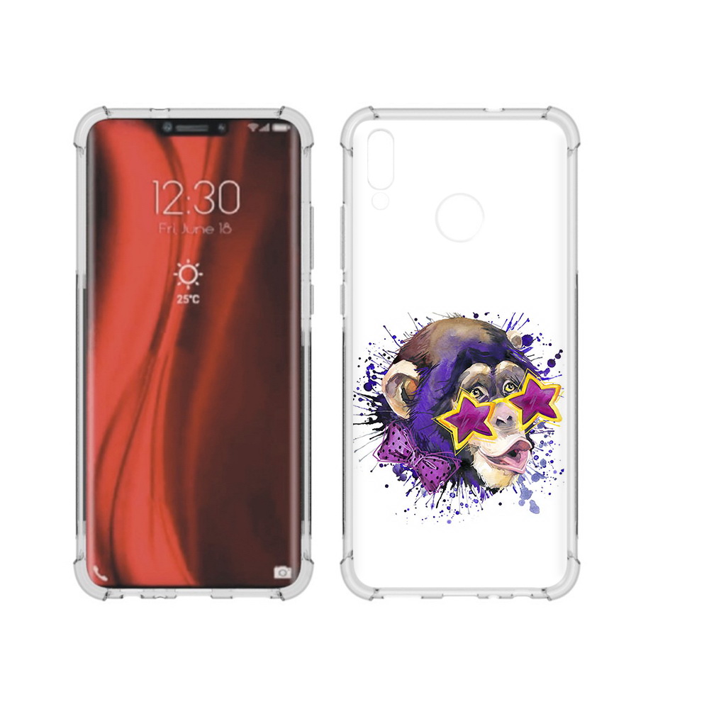 

Чехол MyPads Tocco для Honor 8X обезьяна в очках (PT118984.69.524), Tocco