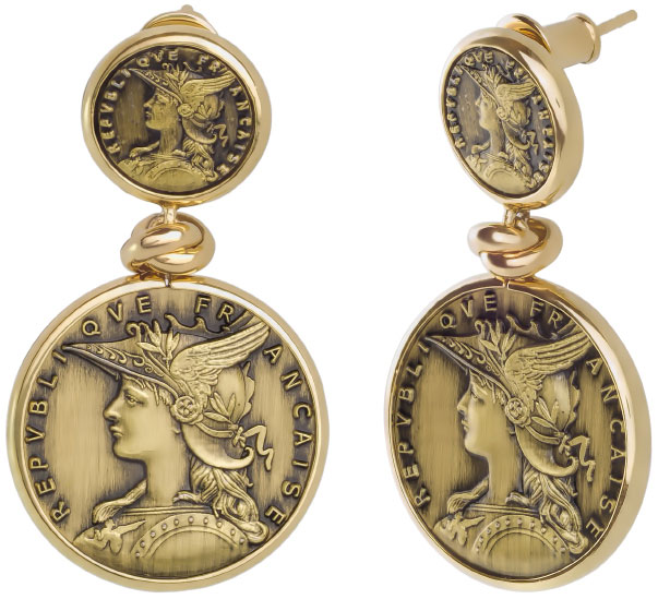 

Серьги из серебра без вставки Style Avenue COINE248-1, COINE248-1