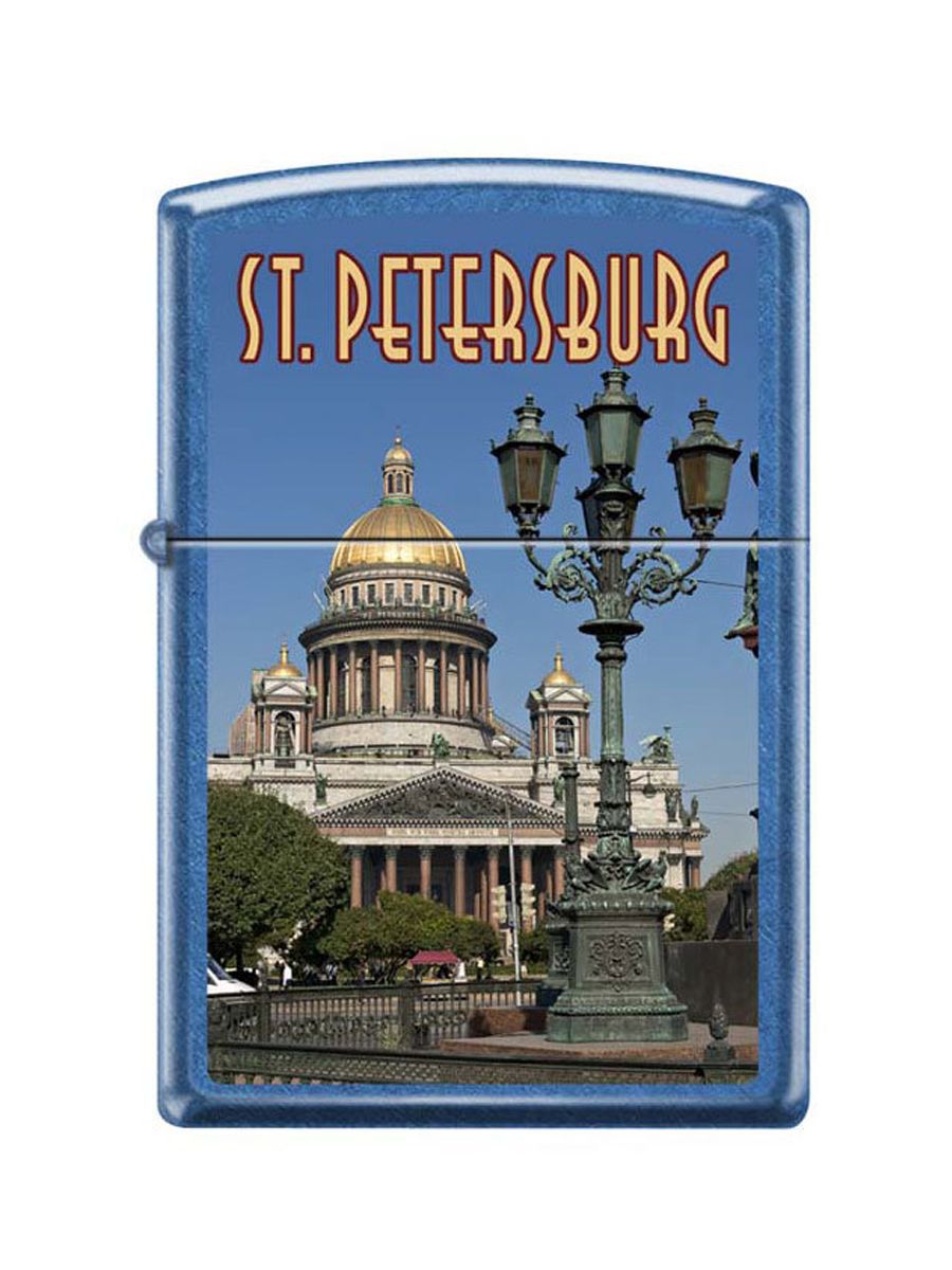 

Бензиновая зажигалка Zippo St Issacs Cathedral Cerulean, St Issacs Cathedral