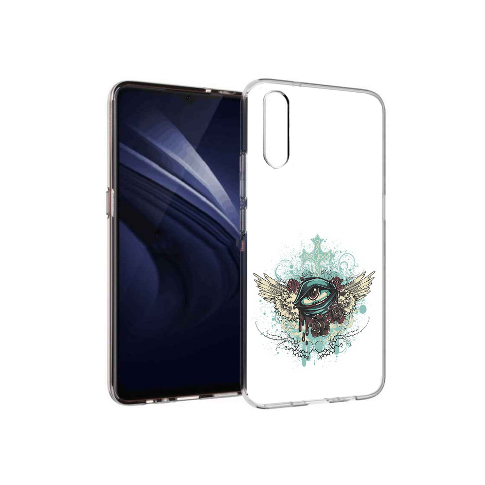 

Чехол MyPads Tocco для Vivo V17 Neo плачущий глаз с крыльями (PT226959.388.544), Прозрачный, Tocco