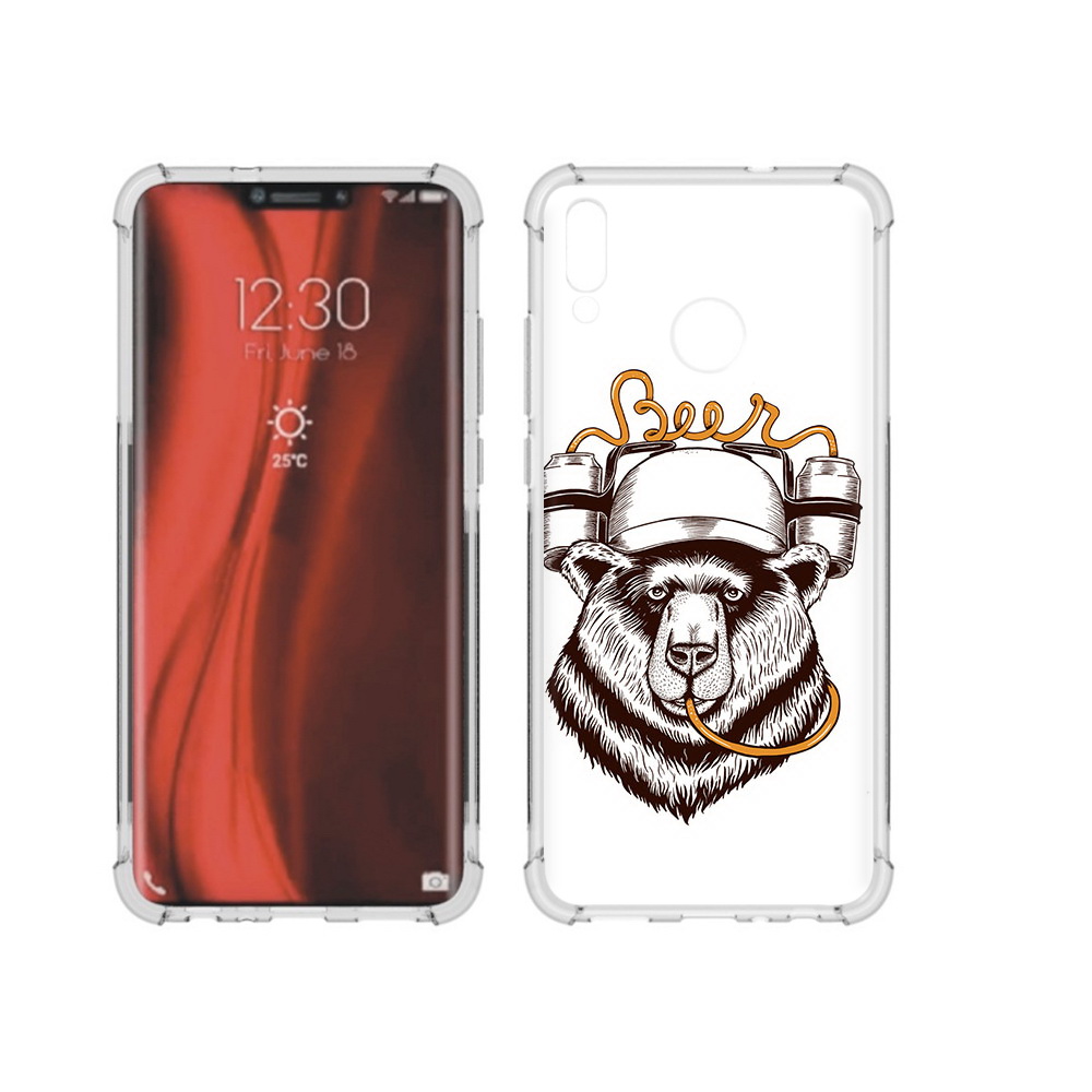 

Чехол MyPads Tocco для Honor 8X пивной медведь (PT118984.69.538), Tocco