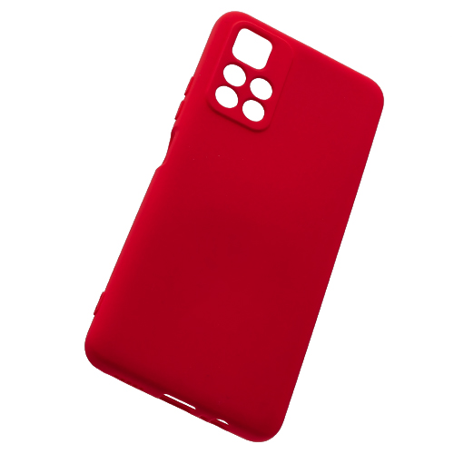 Накладка Silicone Nano для Xiaomi Poco M4 Pro 5G красный