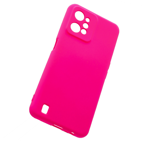 

Накладка Silicone Nano для Realme C31 фуксия, Розовый