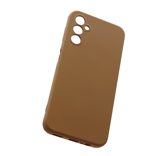 

Накладка Silicone Case для Samsung A14 песочный, Золотистый